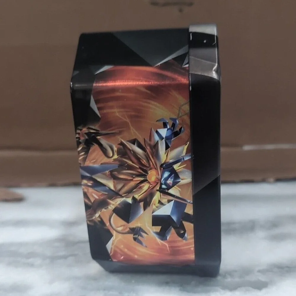 Pokemon TCG Necrozma Prism Tin Empty Card‎ Storage Dusk Mane Dawn Wings 2018